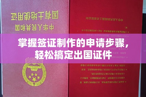 辉南掌握签证制作的申请步骤，轻松搞定出国证件
